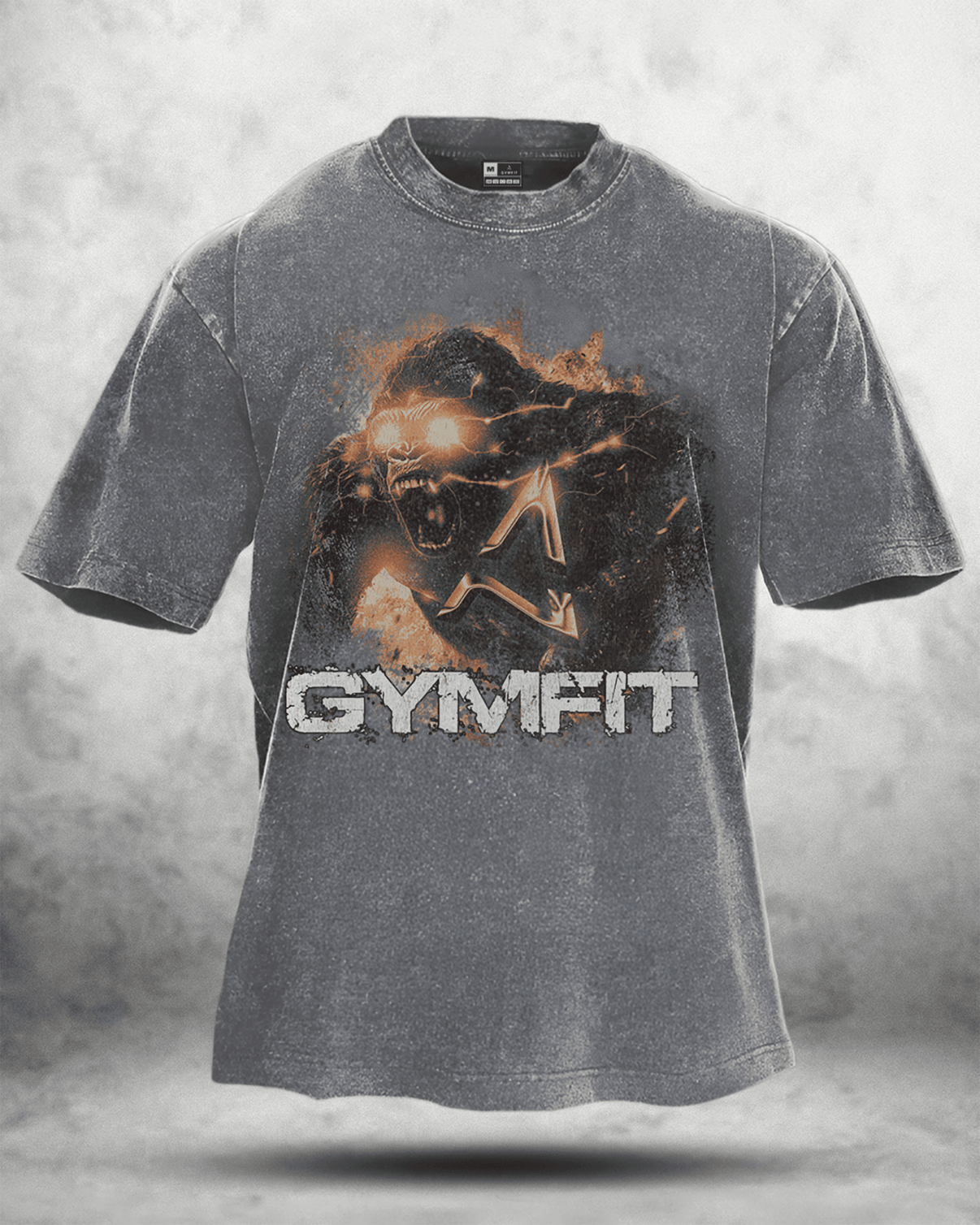 KOSZULKA IRONFIT GORILLA WASHED - Ironfit PL
