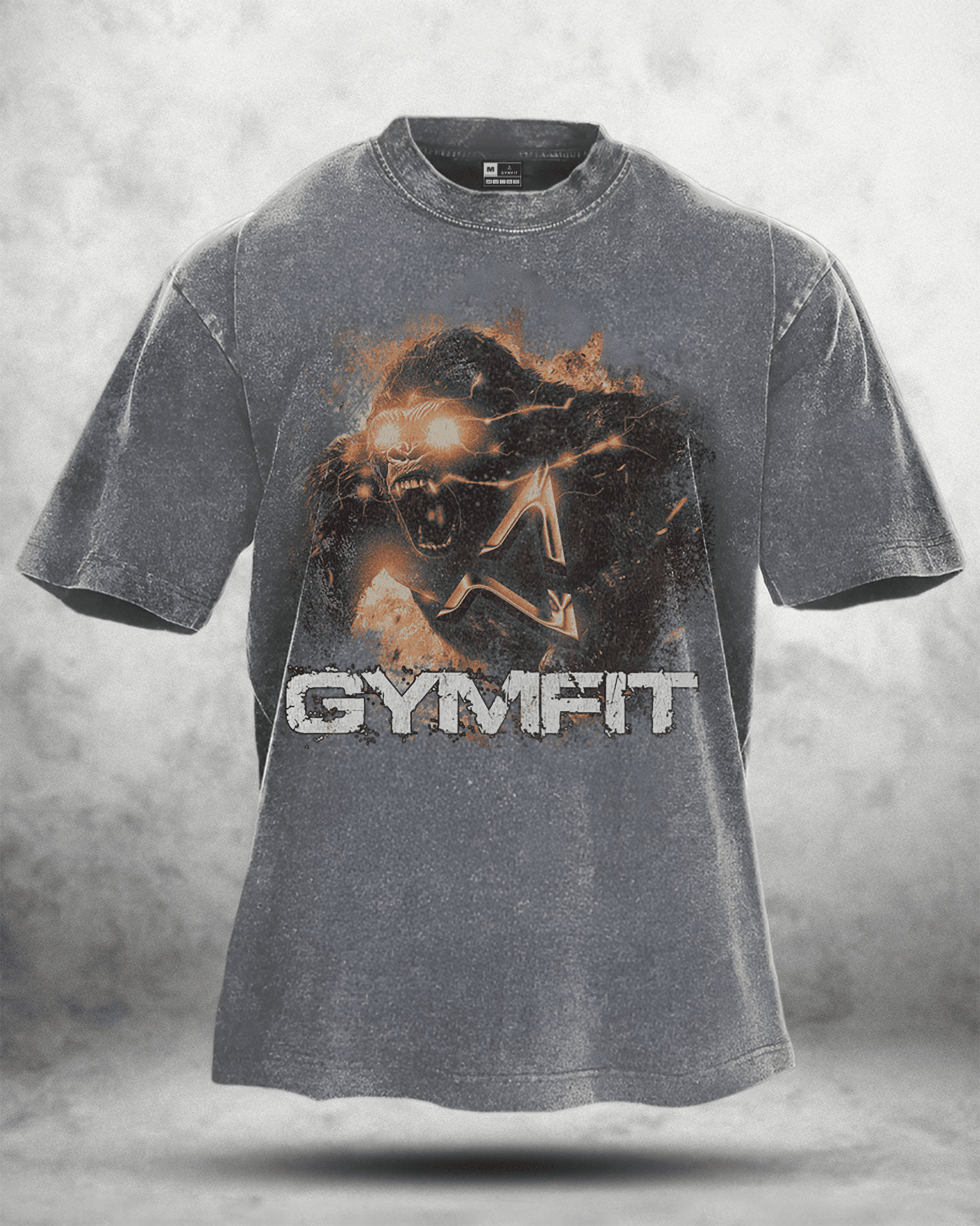 KOSZULKA IRONFIT GORILLA WASHED - Ironfit PL