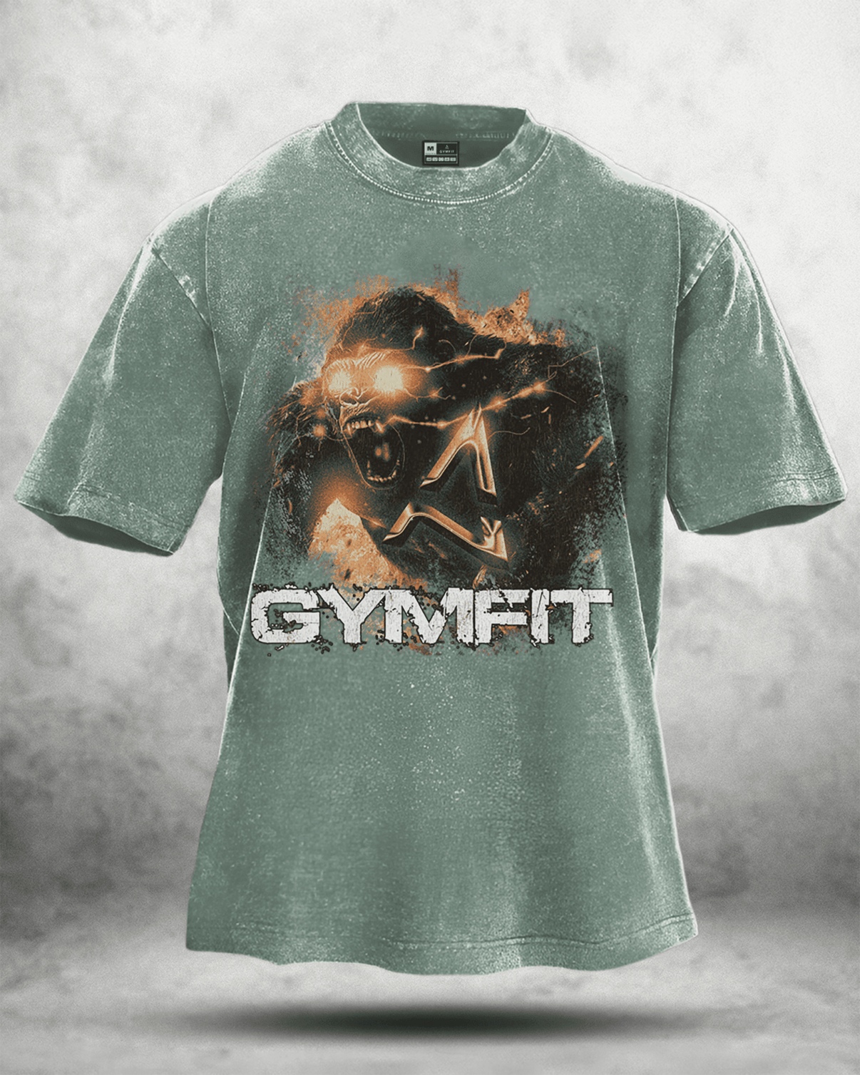 KOSZULKA IRONFIT GORILLA WASHED - Ironfit PL