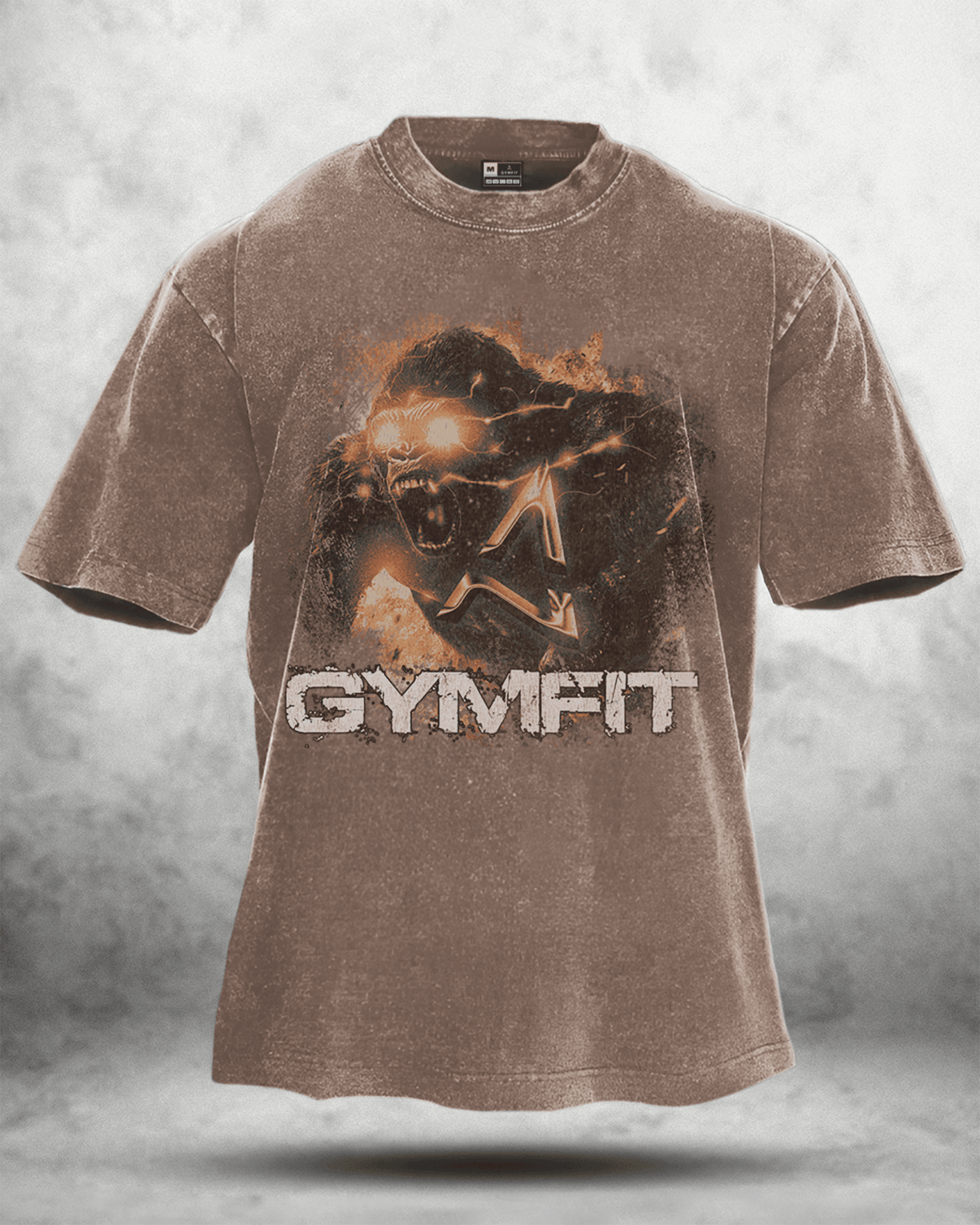 KOSZULKA IRONFIT GORILLA WASHED - Ironfit PL