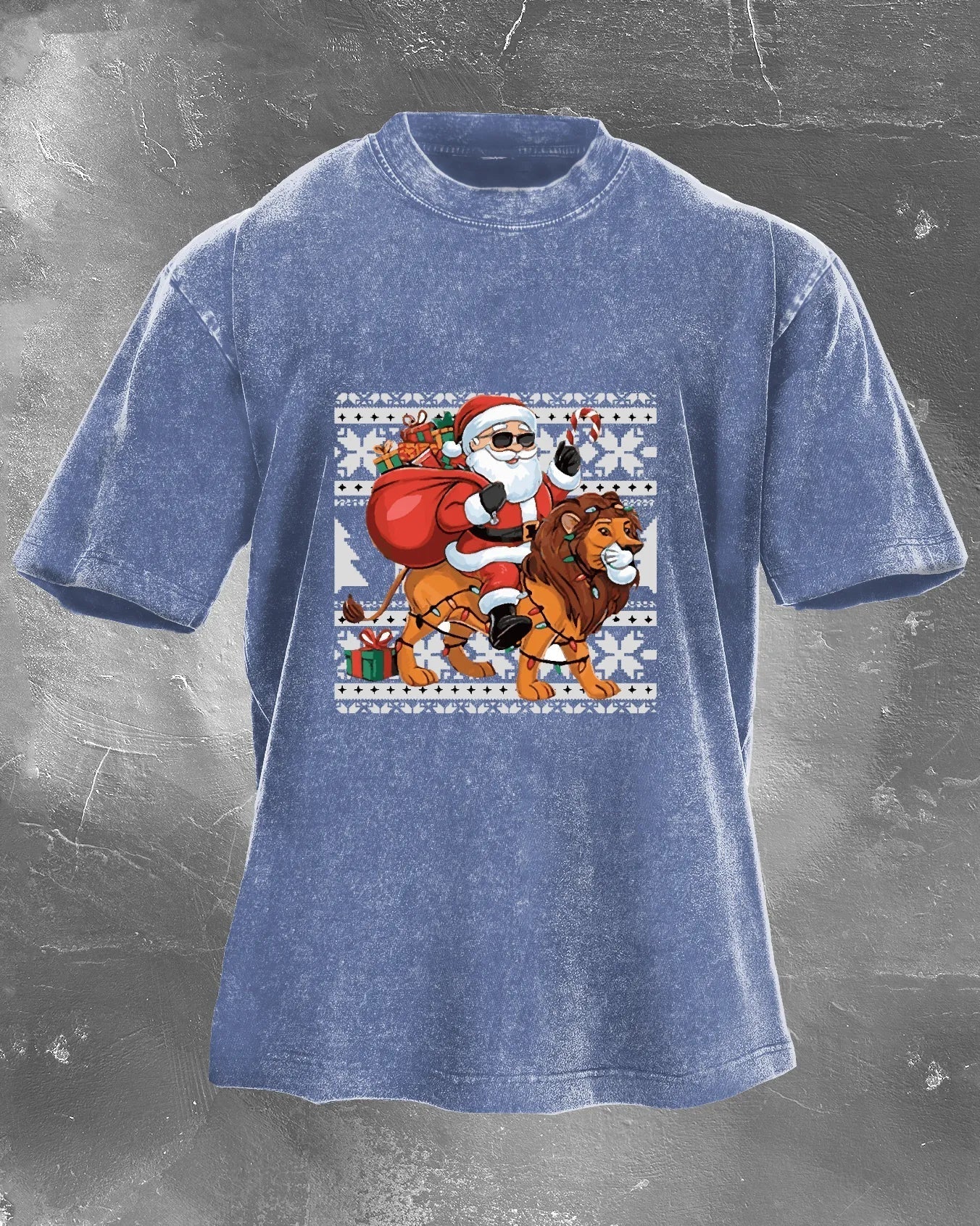 KOSZULKA IRONFIT SANTA RIDE WASHED - Ironfit PL