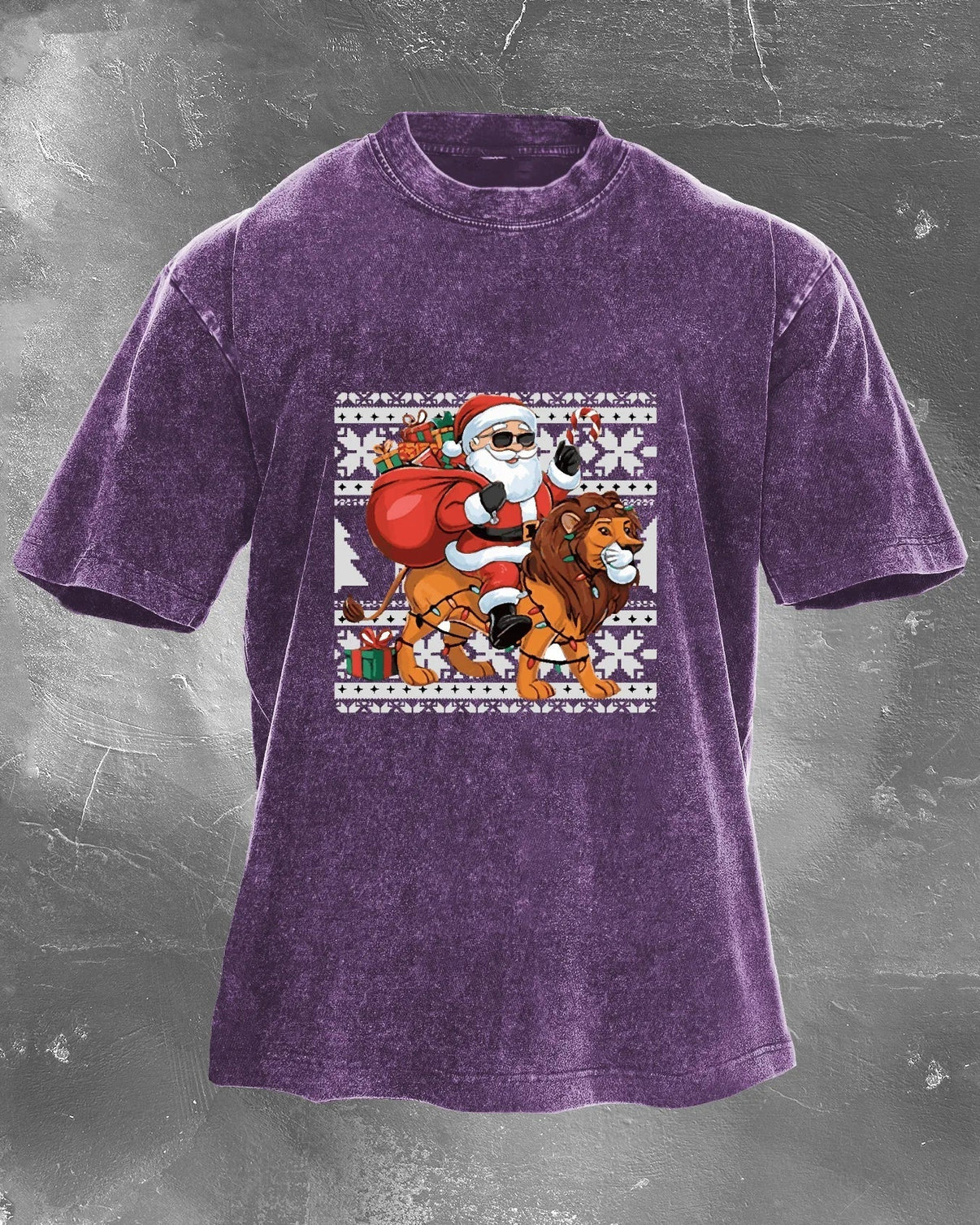KOSZULKA IRONFIT SANTA RIDE WASHED - Ironfit PL