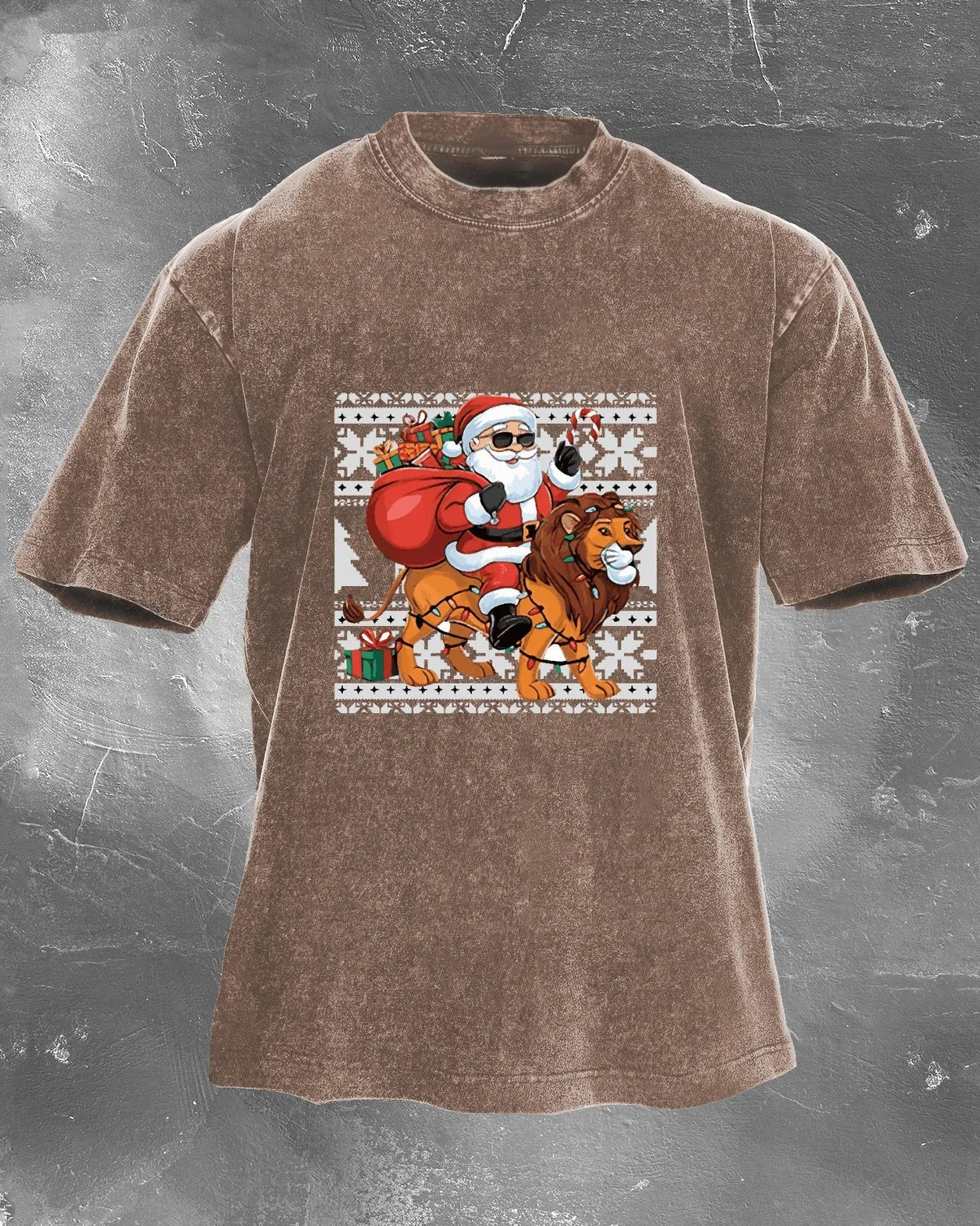 KOSZULKA IRONFIT SANTA RIDE WASHED - Ironfit PL