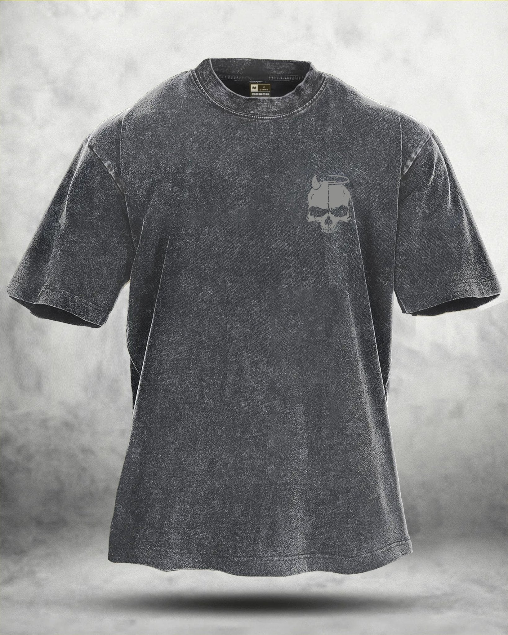 KOSZULKA IRONFIT SKUL WING WASHED - Ironfit PL