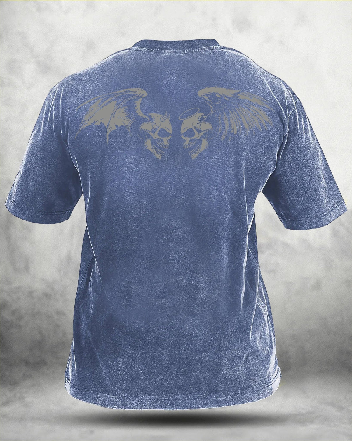 KOSZULKA IRONFIT SKUL WING WASHED - Ironfit PL