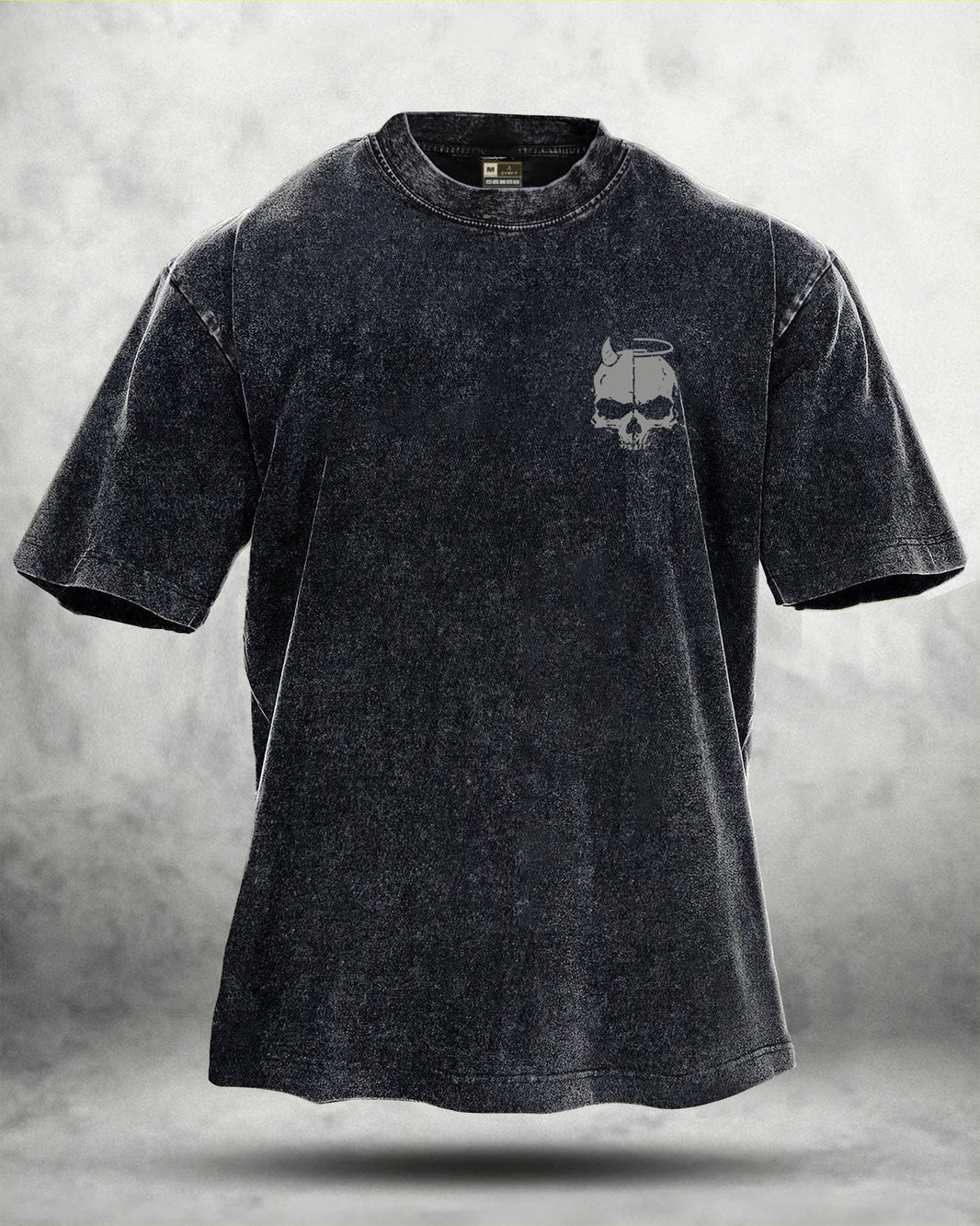 KOSZULKA IRONFIT SKUL WING WASHED - Ironfit PL