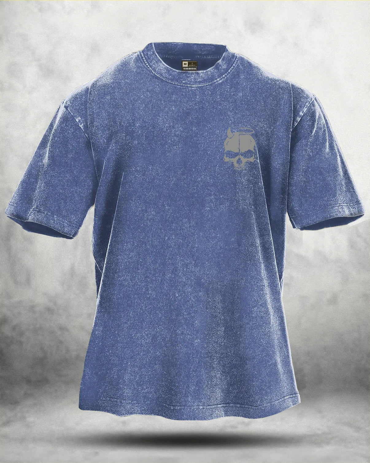 KOSZULKA IRONFIT SKUL WING WASHED - Ironfit PL