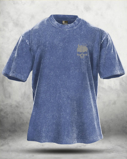KOSZULKA IRONFIT SKUL WING WASHED - Ironfit PL