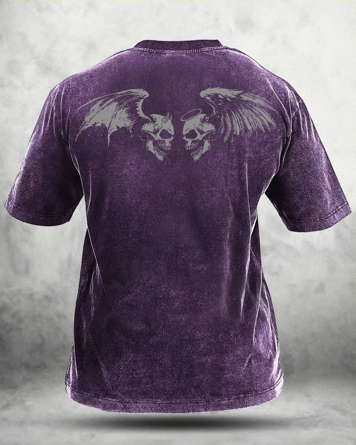 KOSZULKA IRONFIT SKUL WING WASHED - Ironfit PL