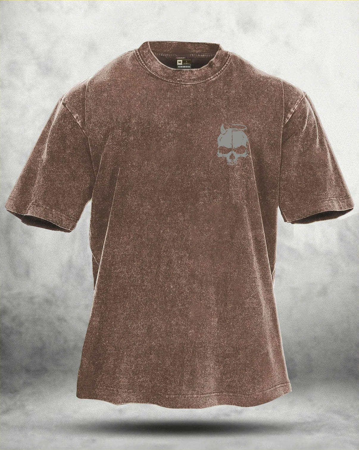 KOSZULKA IRONFIT SKUL WING WASHED - Ironfit PL