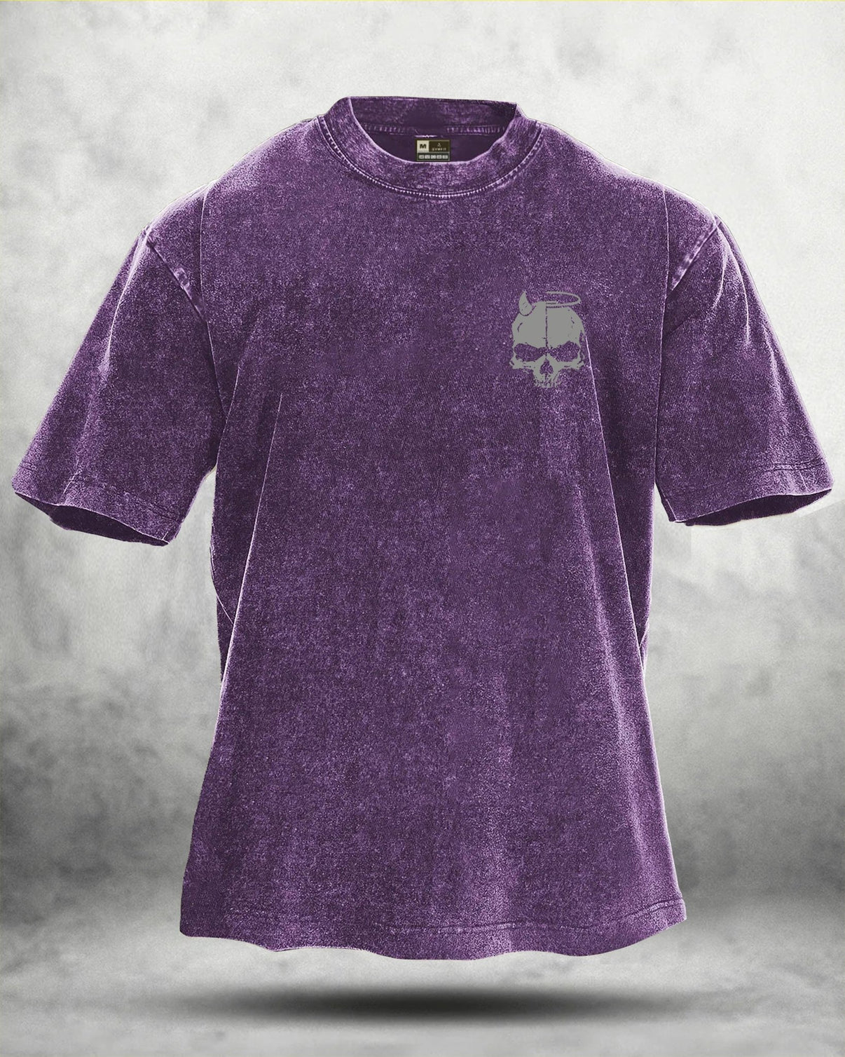 KOSZULKA IRONFIT SKUL WING WASHED - Ironfit PL