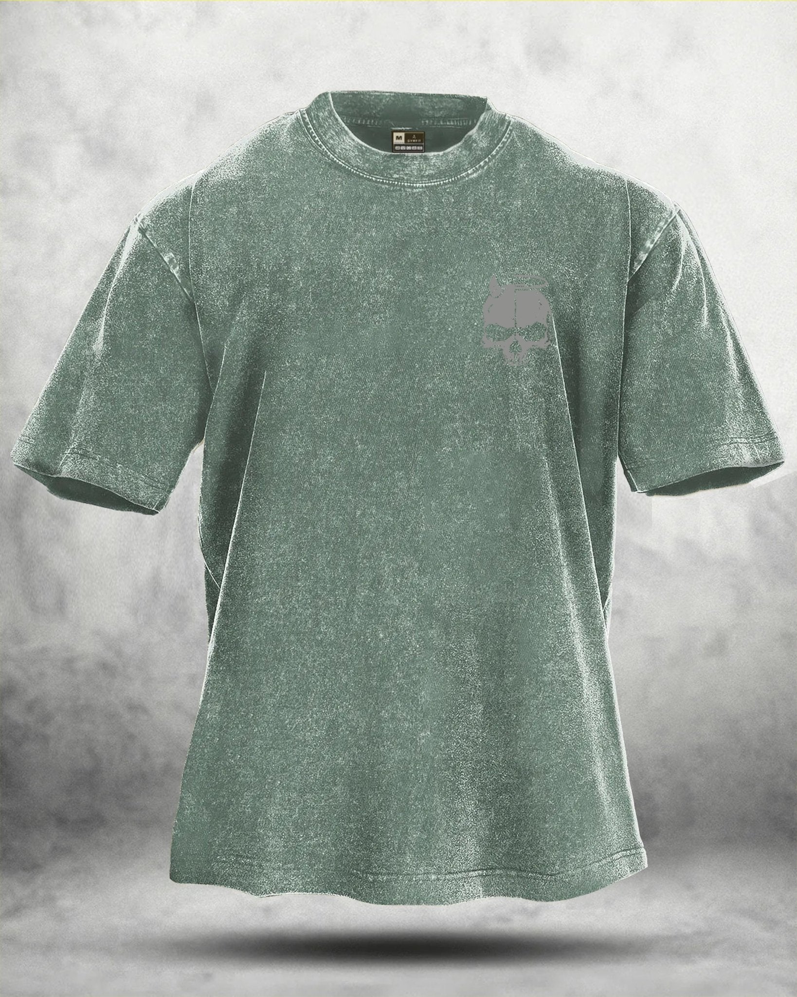 KOSZULKA IRONFIT SKUL WING WASHED - Ironfit PL