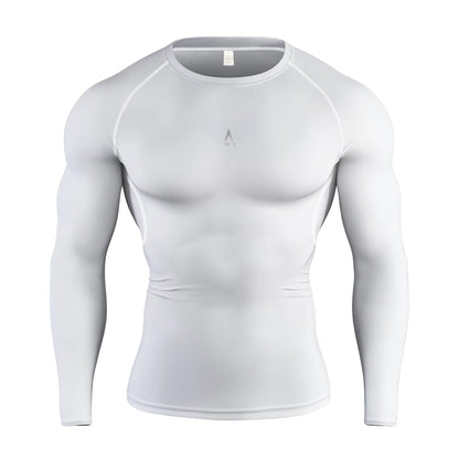 Koszulka kompresyjna z długim rękawem Ironfit Silver - Ironfit PL