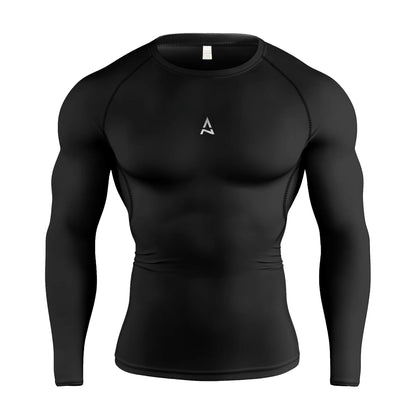 Koszulka kompresyjna z długim rękawem Ironfit Silver - Ironfit PL