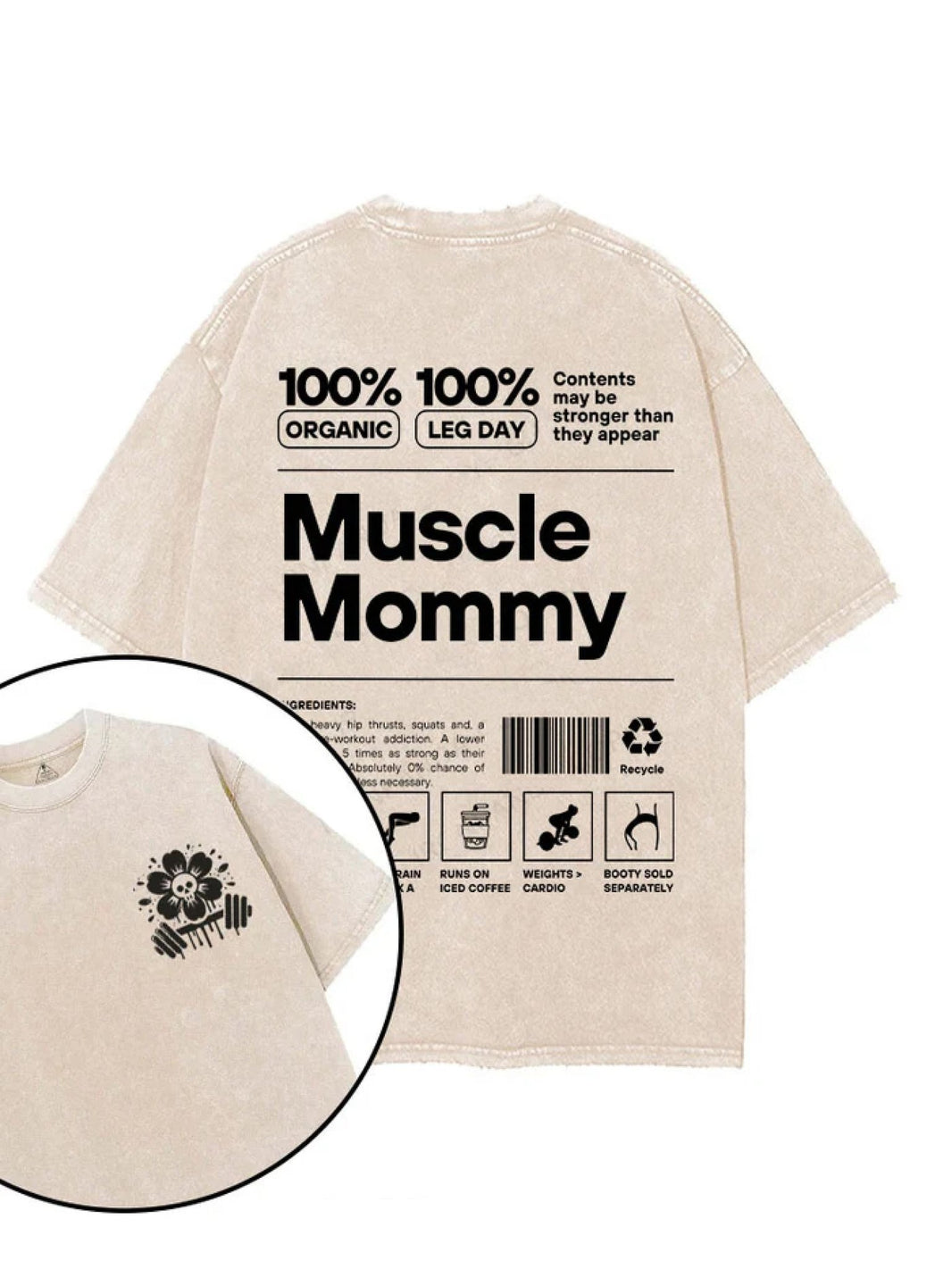 KOSZULKA MUSCLE MOMMY GYM - Ironfit PL