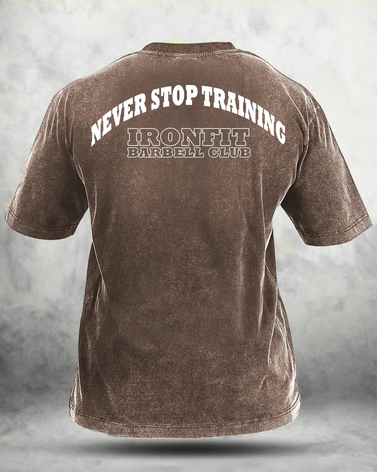 KOSZULKA NEVER STOP TRAINING WASHED - Ironfit PL