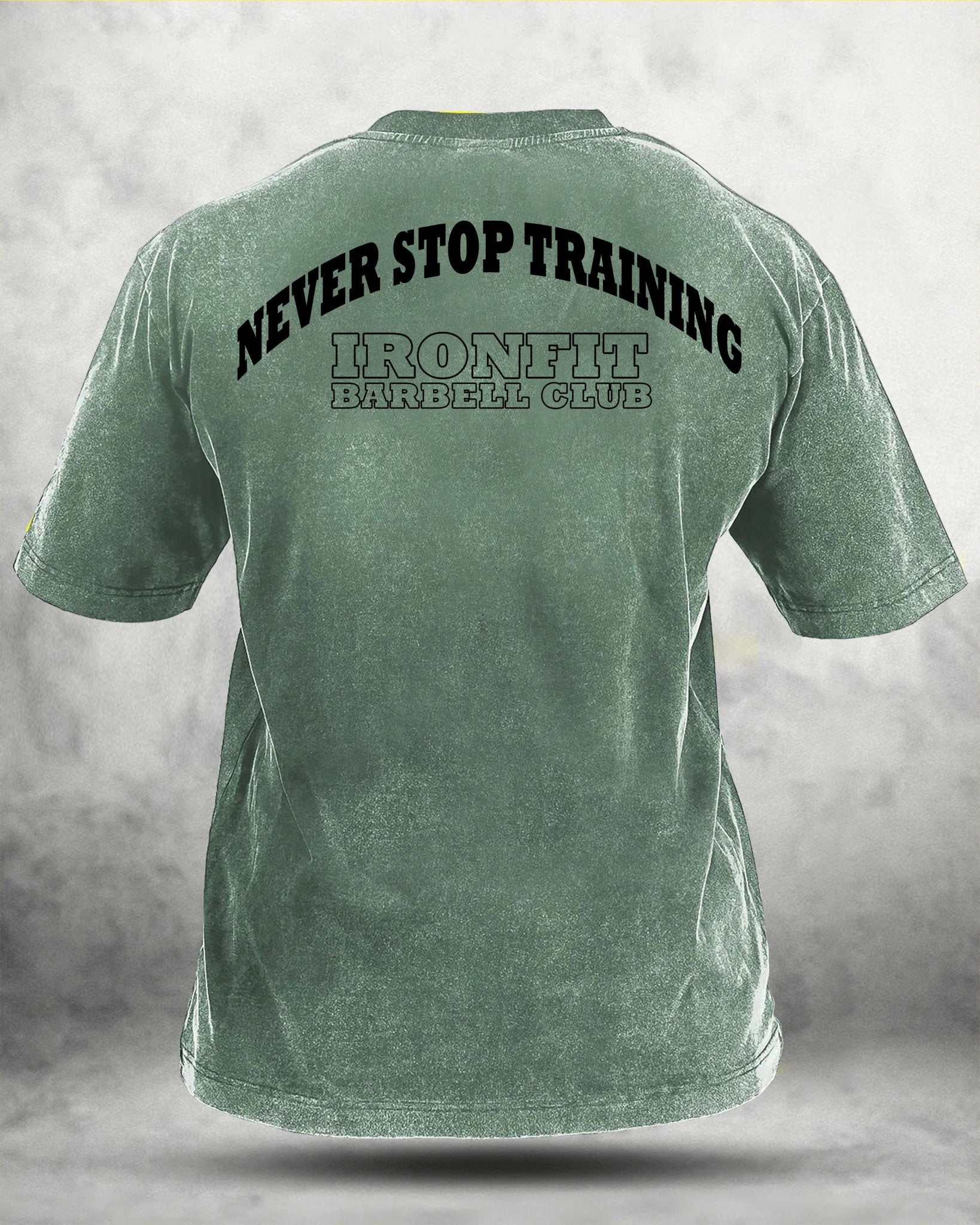 KOSZULKA NEVER STOP TRAINING WASHED - Ironfit PL