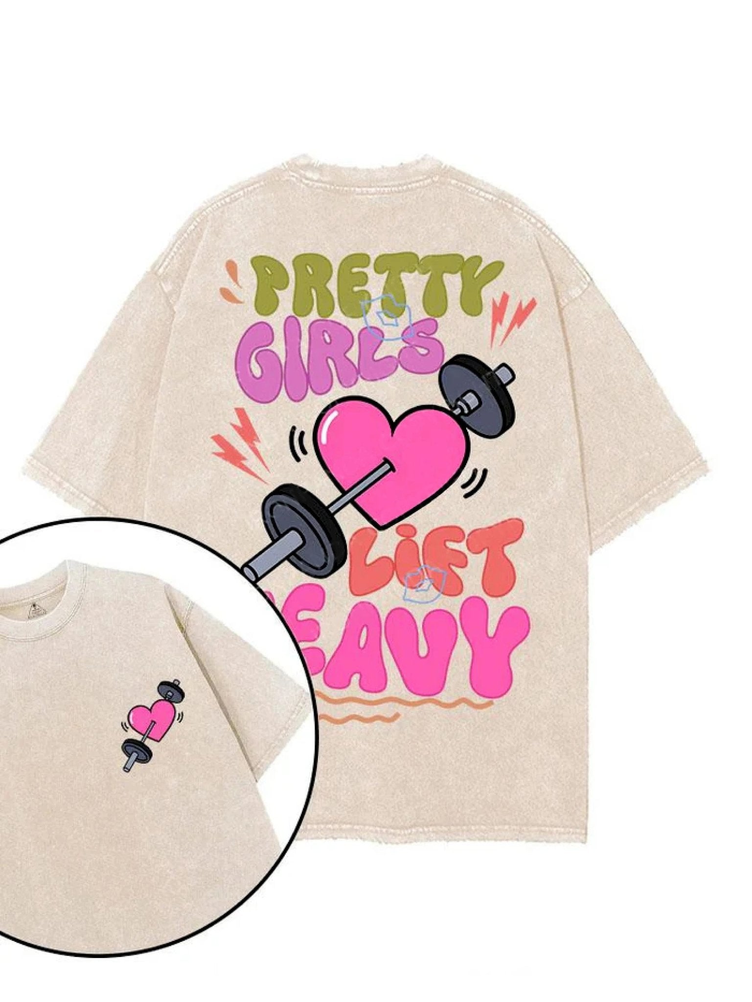 KOSZULKA PRETTY GIRLS LIFT HEAVY - Ironfit PL