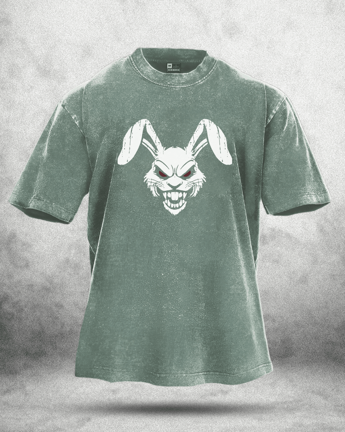KOSZULKA RABBIT RED EYE WASHED - Ironfit PL
