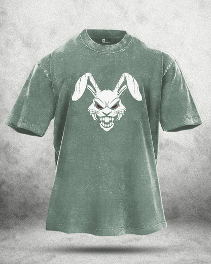 KOSZULKA RABBIT RED EYE WASHED - Ironfit PL