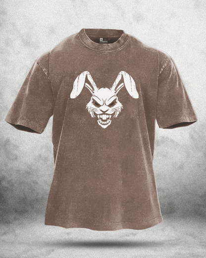 KOSZULKA RABBIT RED EYE WASHED - Ironfit PL