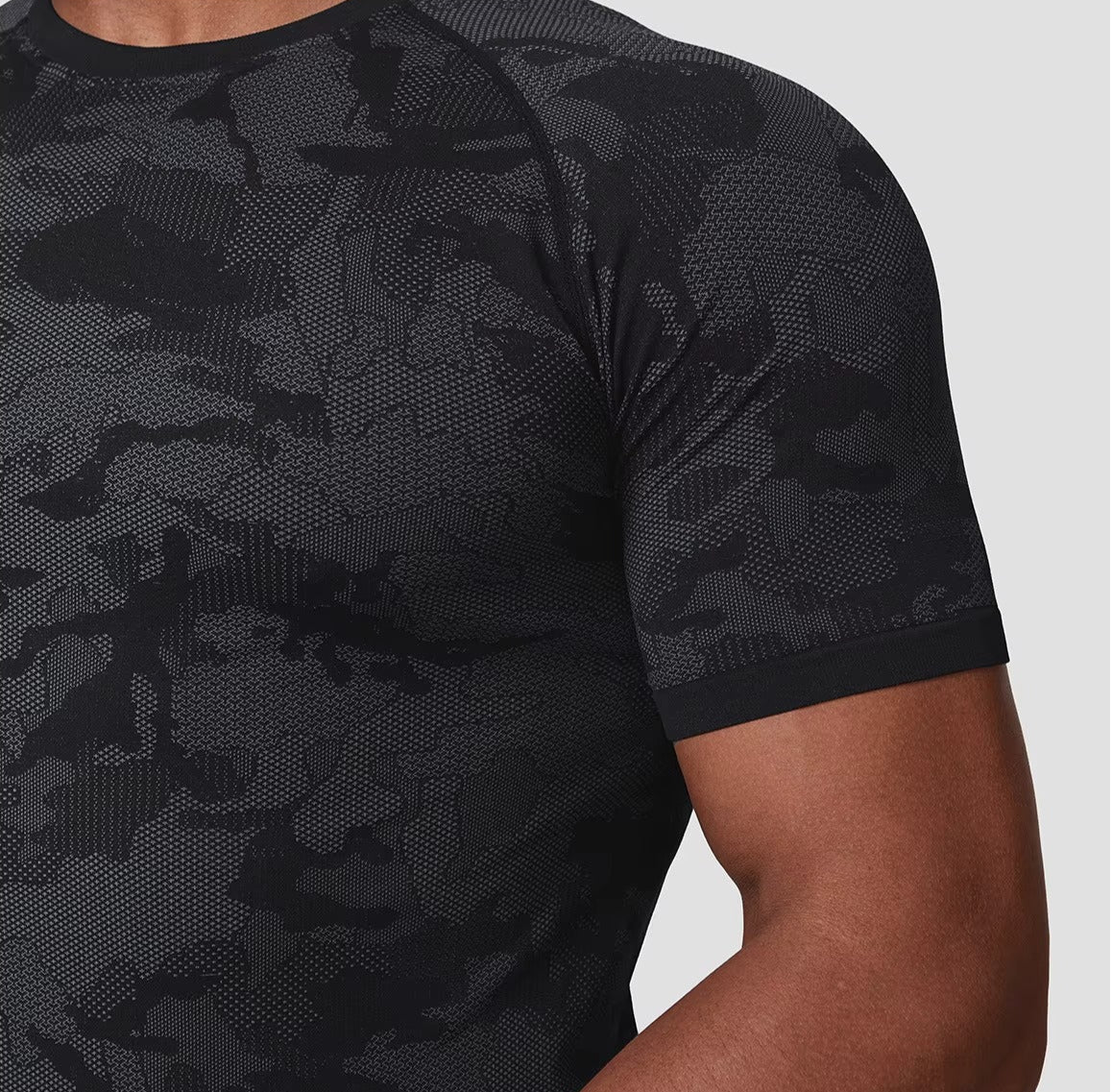 Koszulka Seamless Camo Quick Dry - Ironfit PL