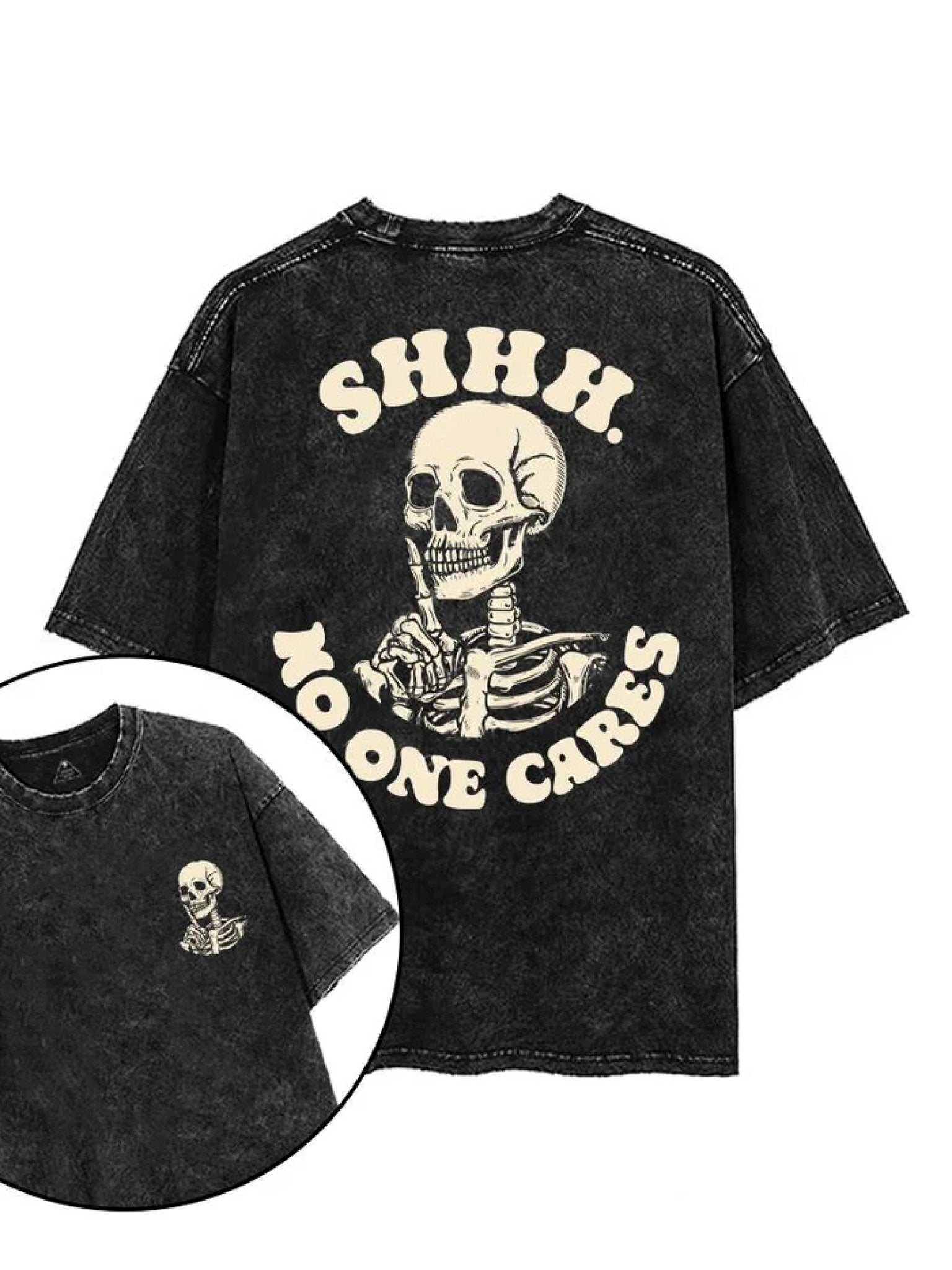 KOSZULKA SHHH. NO ONE CARES - Ironfit PL