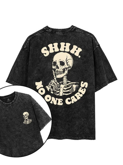 KOSZULKA SHHH. NO ONE CARES - Ironfit PL