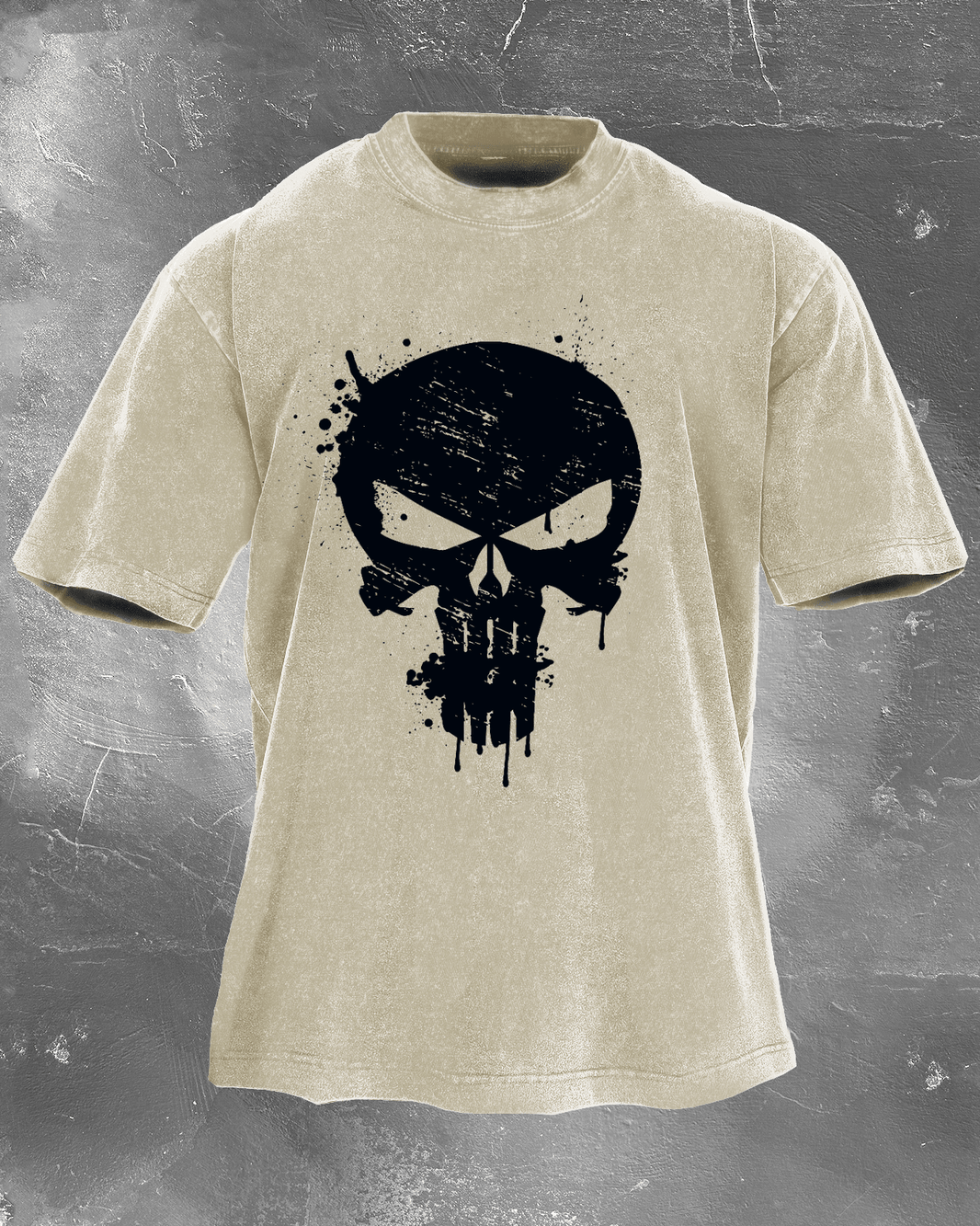 KOSZULKA SKULL CRUSHER WASHED - Ironfit PL