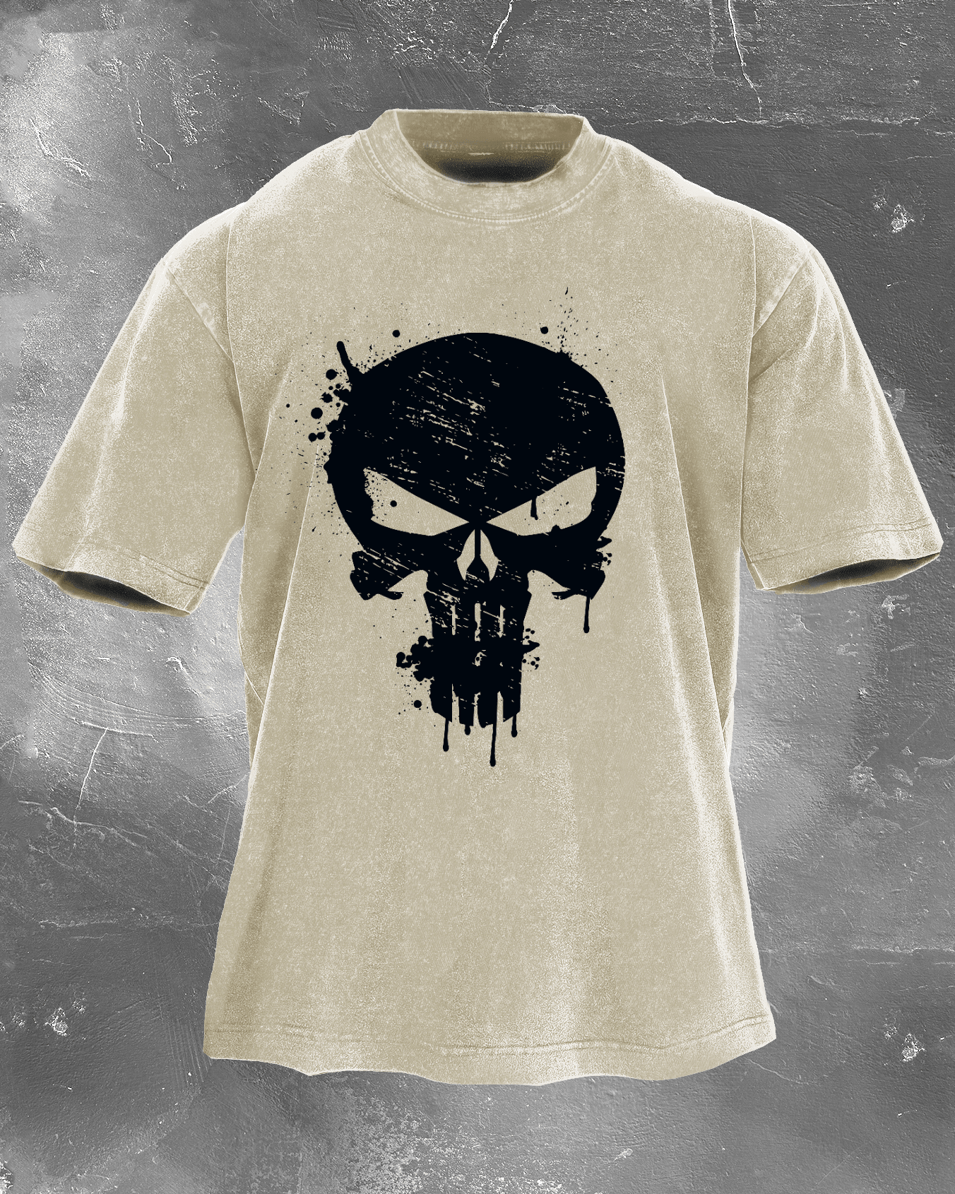 KOSZULKA SKULL CRUSHER WASHED - Ironfit PL