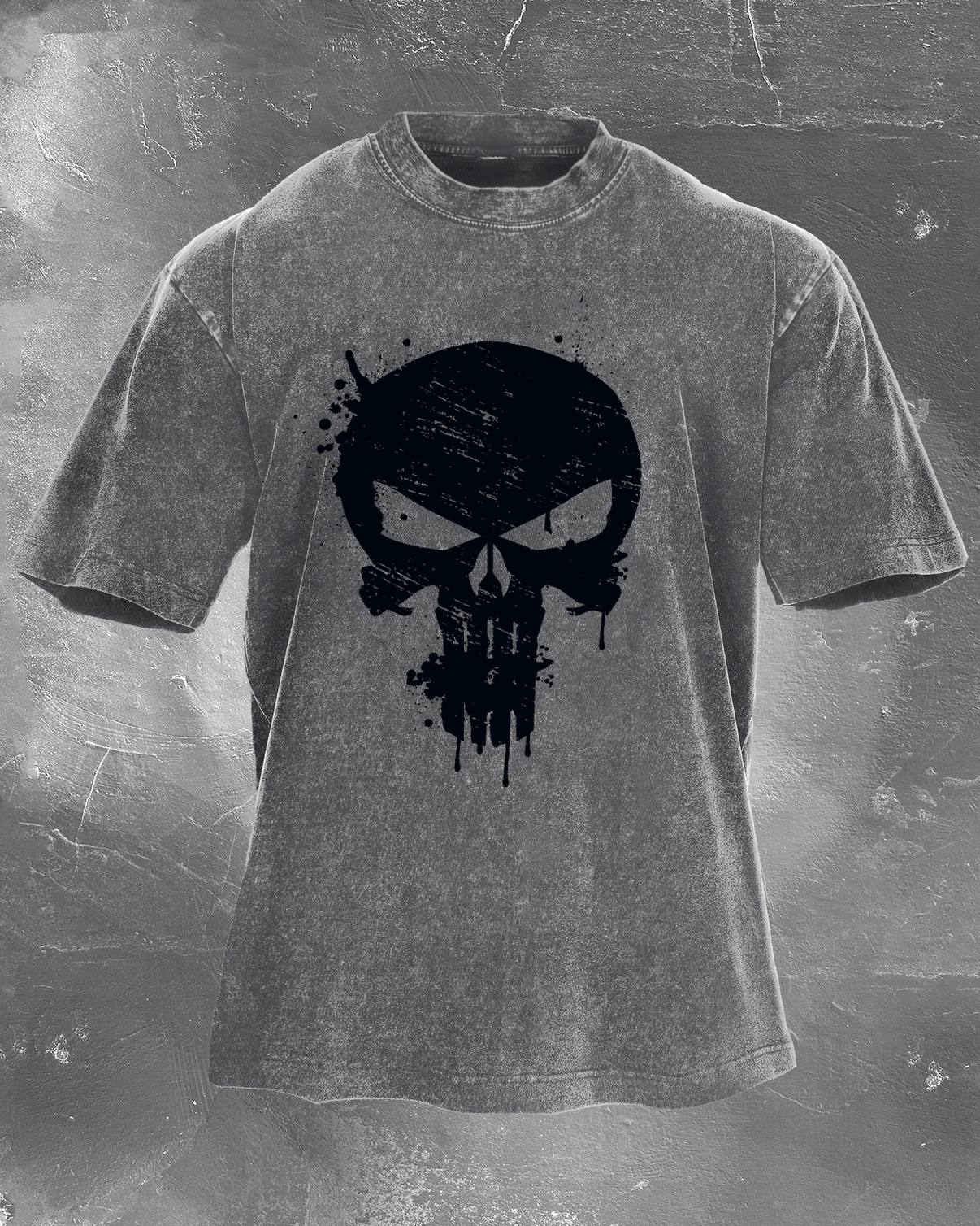 KOSZULKA SKULL CRUSHER WASHED - Ironfit PL