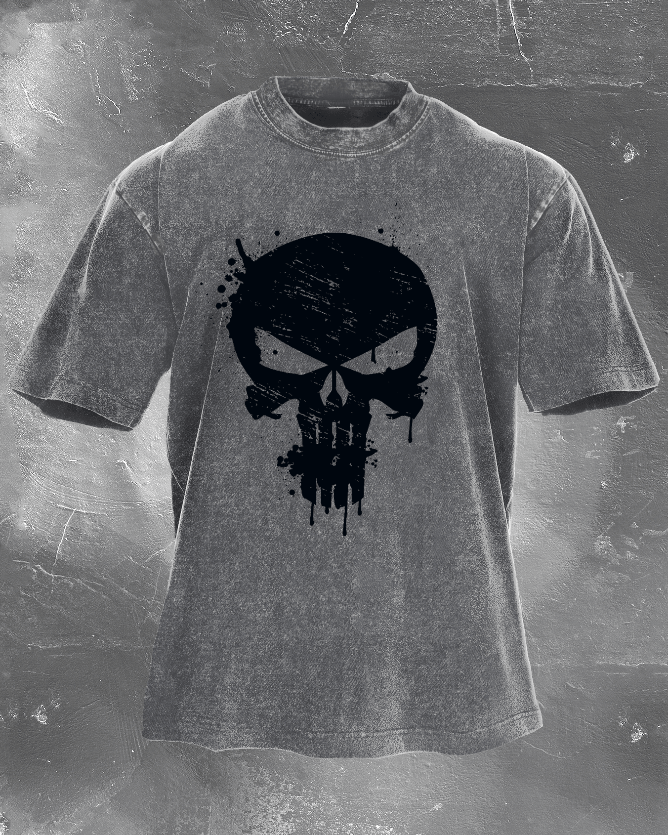 KOSZULKA SKULL CRUSHER WASHED - Ironfit PL