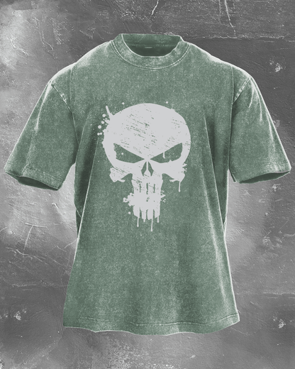 KOSZULKA SKULL CRUSHER WASHED - Ironfit PL