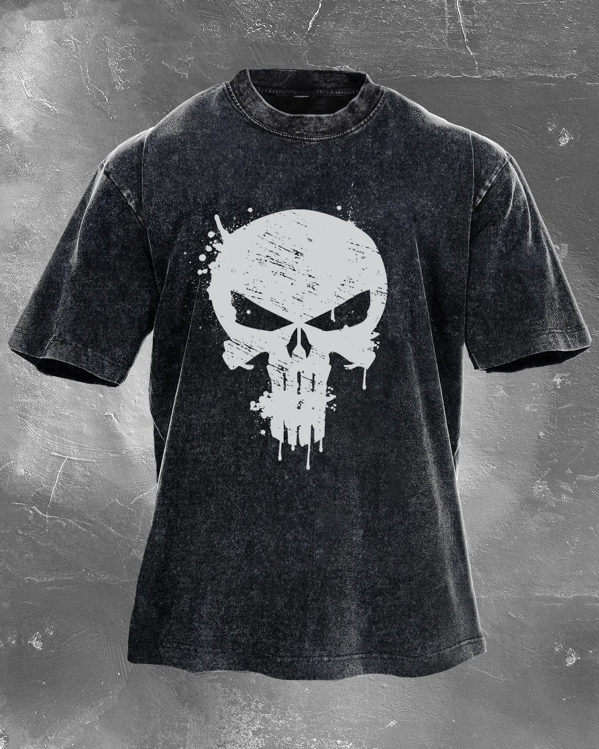 KOSZULKA SKULL CRUSHER WASHED - Ironfit PL