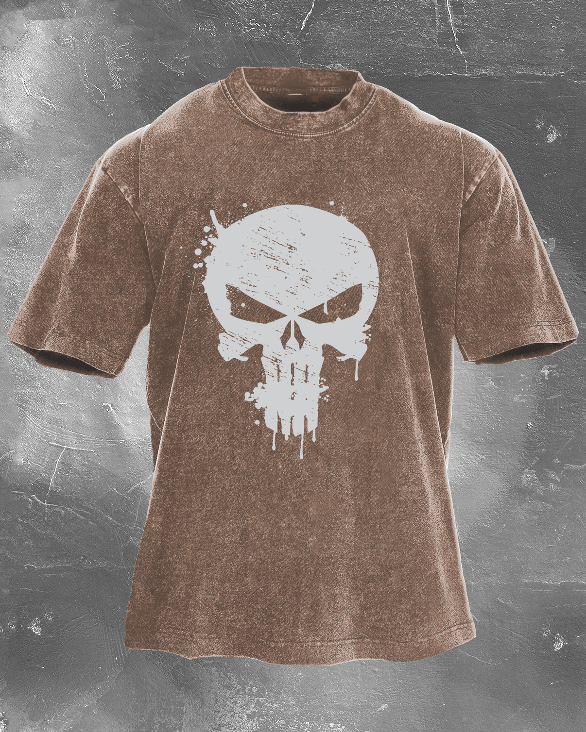 KOSZULKA SKULL CRUSHER WASHED - Ironfit PL
