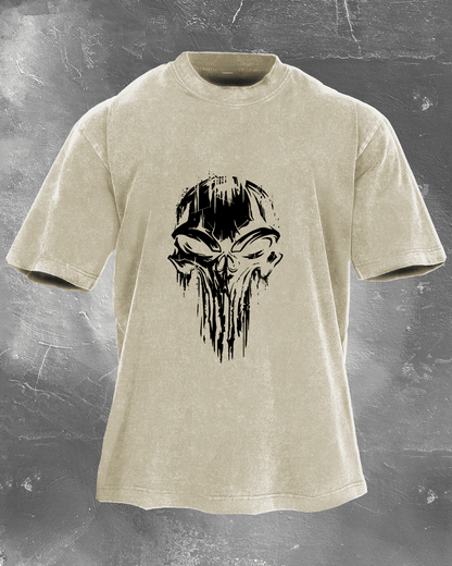 KOSZULKA SKULL WASHED - Ironfit PL