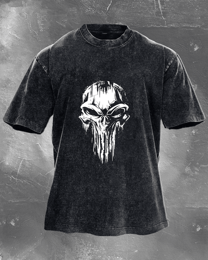KOSZULKA SKULL WASHED - Ironfit PL
