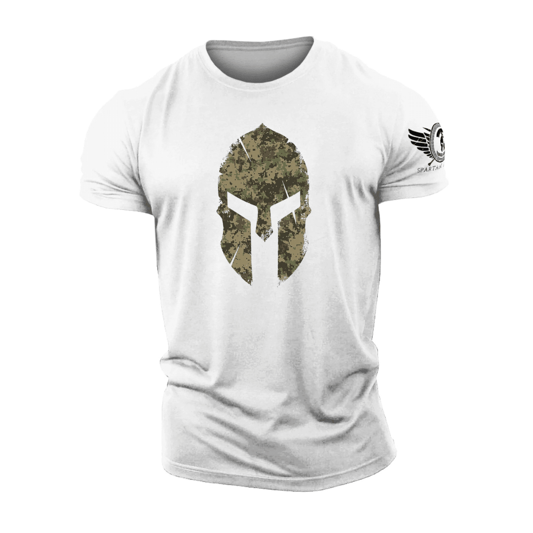 Koszulka Spartan Helmet Woodland Camo - Gym - Ironfit PL
