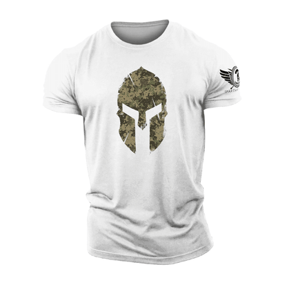 Koszulka Spartan Helmet Woodland Camo - Gym - Ironfit PL