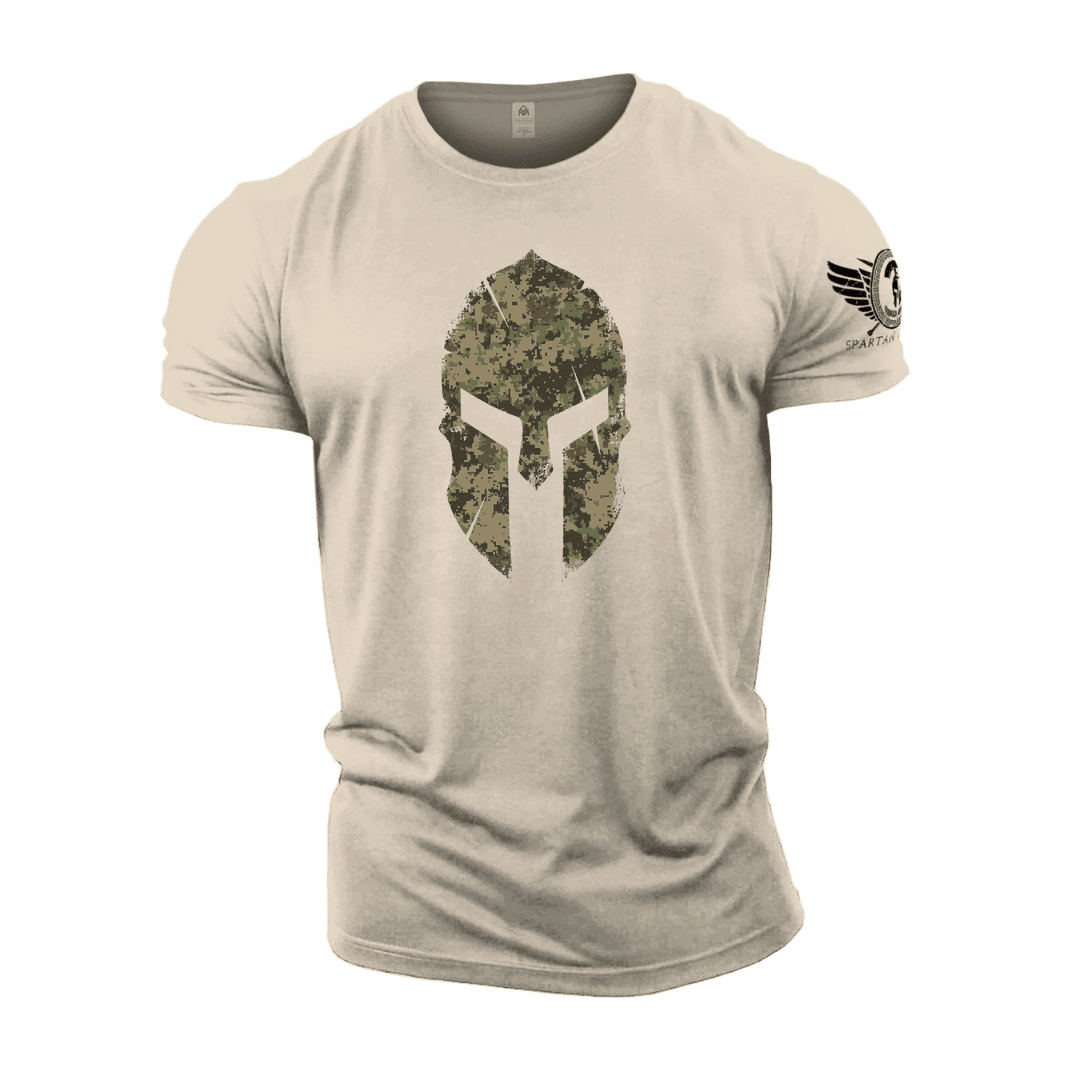 Koszulka Spartan Helmet Woodland Camo - Gym - Ironfit PL