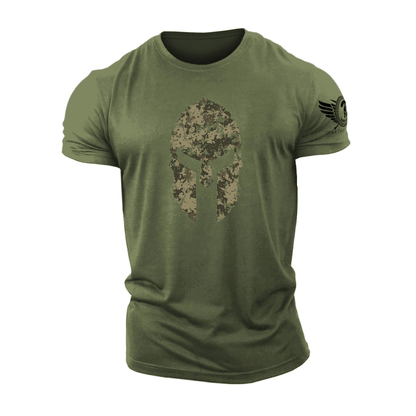 Koszulka Spartan Helmet Woodland Camo - Gym - Ironfit PL