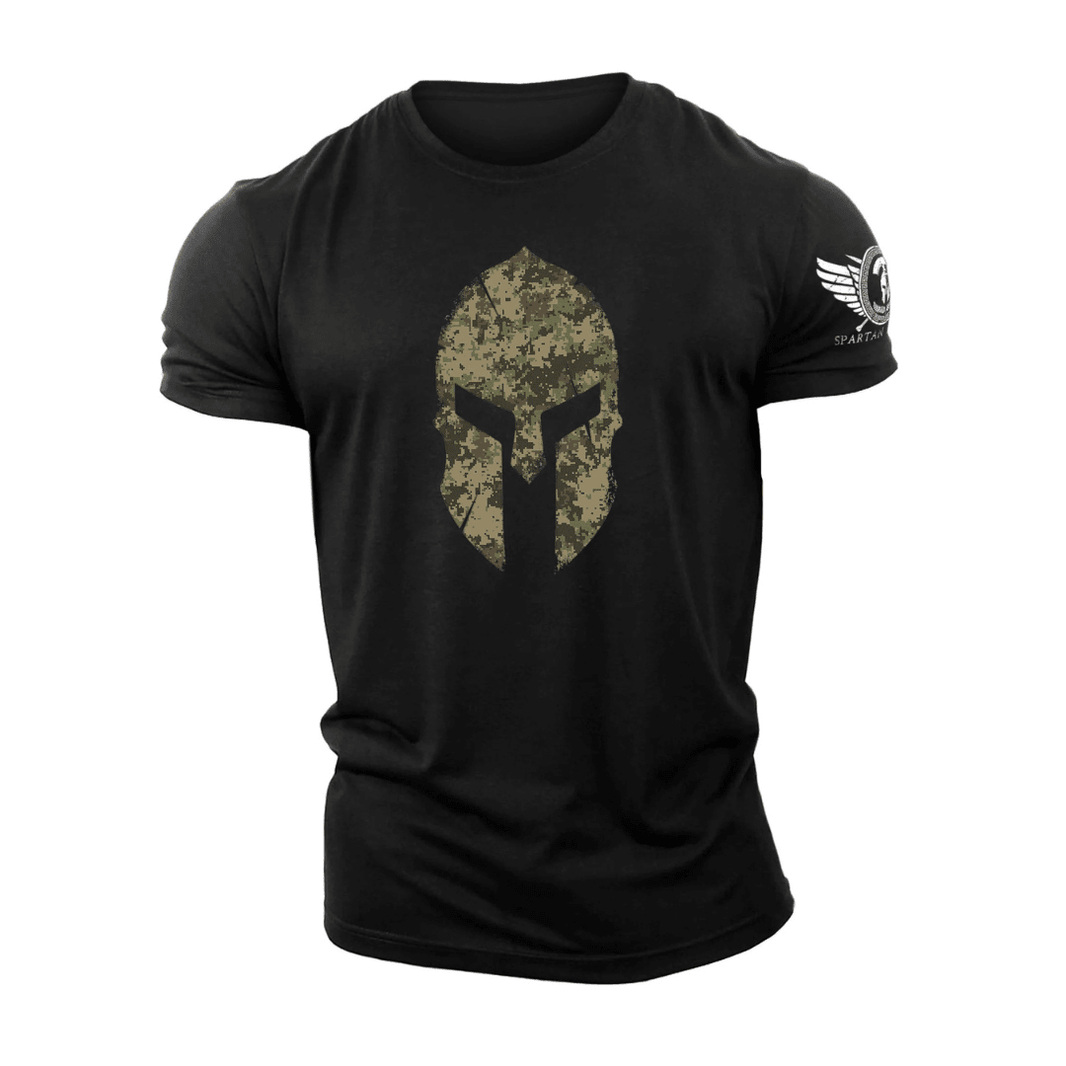 Koszulka Spartan Helmet Woodland Camo - Gym - Ironfit PL