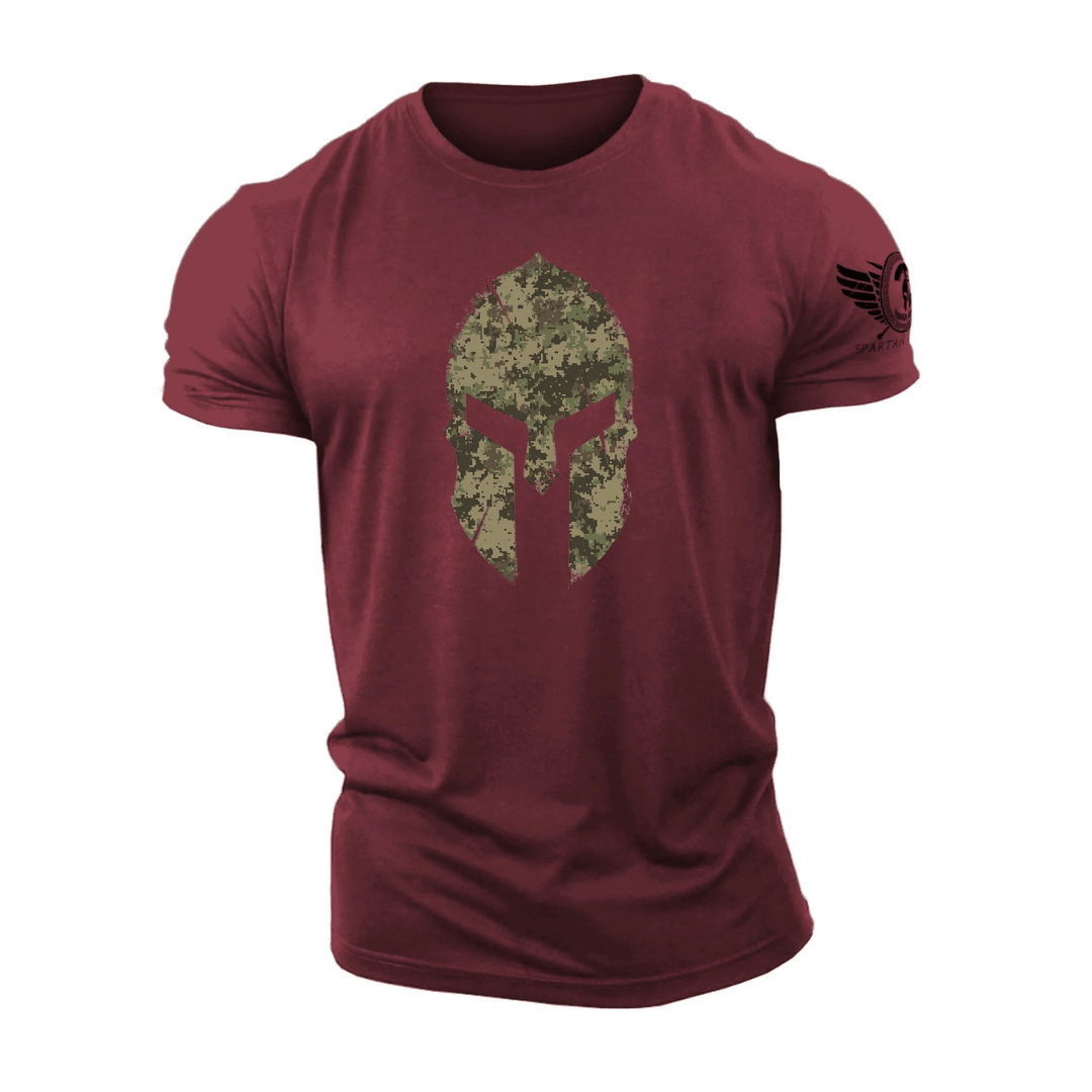 Koszulka Spartan Helmet Woodland Camo - Gym - Ironfit PL