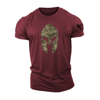 Koszulka Spartan Helmet Woodland Camo - Gym - Ironfit PL