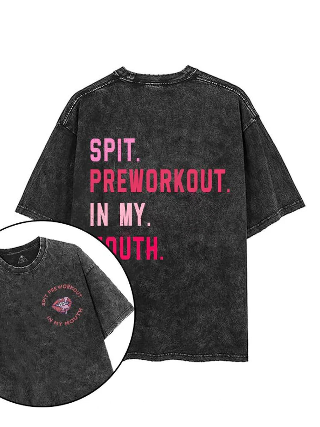 KOSZULKA SPIT PREWORKOUT IN MY MOUTH - Ironfit PL