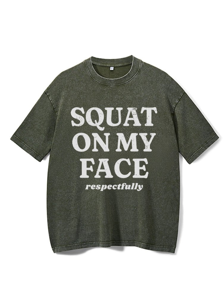 Koszulka Squat on my face respectfully - Ironfit PL