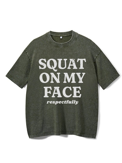 Koszulka Squat on my face respectfully - Ironfit PL