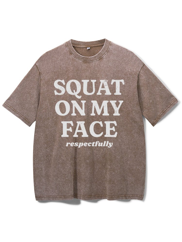 Koszulka Squat on my face respectfully - Ironfit PL