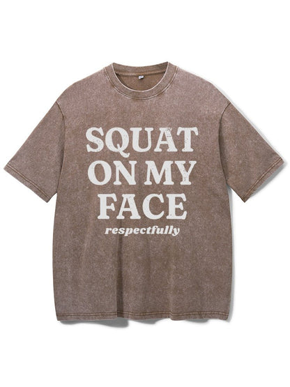 Koszulka Squat on my face respectfully - Ironfit PL