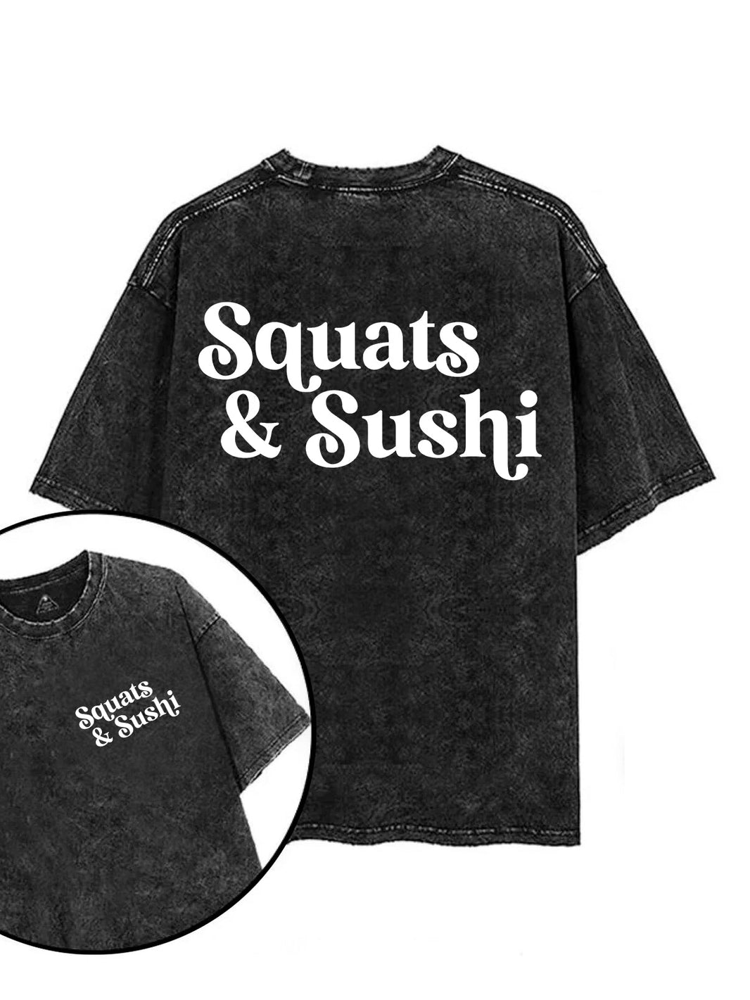 KOSZULKA SQUATS & SUSHI - Ironfit PL